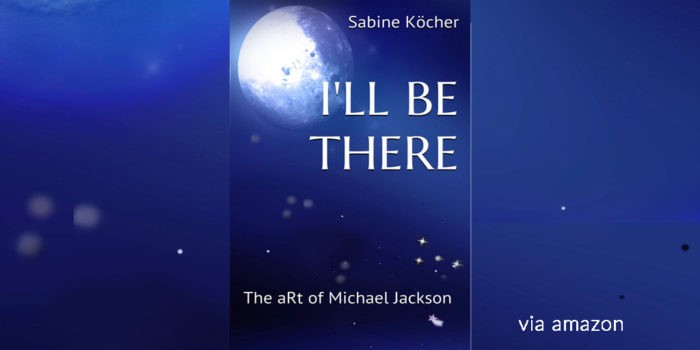 e-book cover "I'll Be There - The art of Michael Jackson" via amazon moon, stars, night