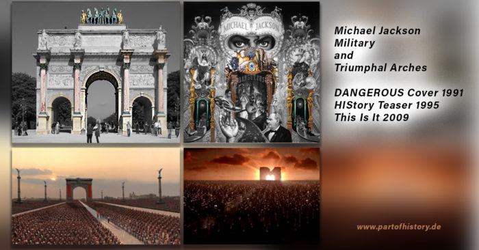 Michale Jackson Triumphal arches Dangerous Cover History Teaser This is It www.partofhistory .de