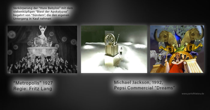 Fritz Lang Metropolis 1927, Michael Jackson Dangerous Pepsi Commercial Werbefilm WerbungDreams 1992