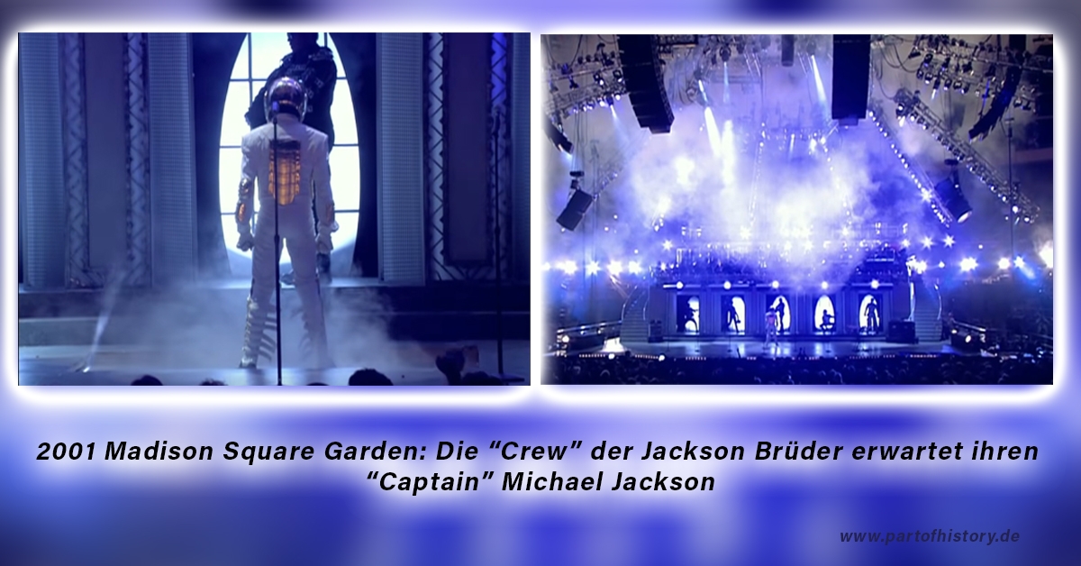 Michael Jackson und seine "Crew" 