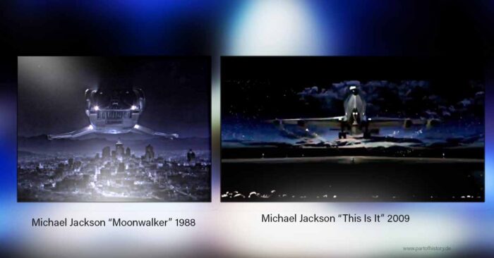 Michael Jackson Plane Flugzeug Raumschiff Moonwalker 1988 This Is It 2009 Mr. Big Randy Philips AEG