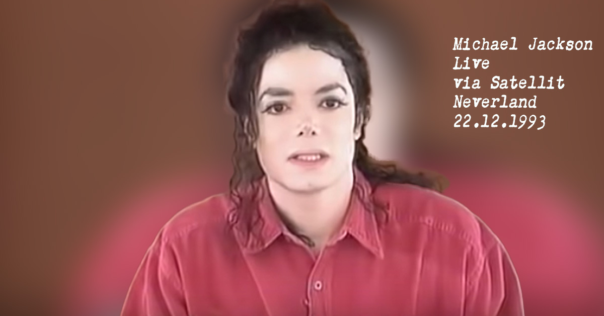 Michael Jackson Leibesvisitation live via satellit 1993 neverland
