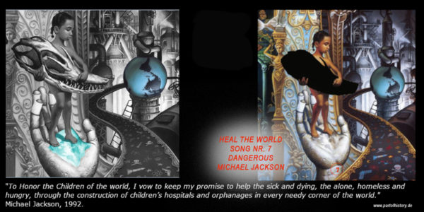 Michael Jackson Heal the world hidden dangerous Cover www.partofhistory.de