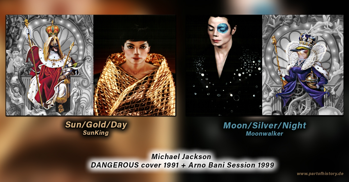 Michael Jackson Light and Darkness Moonwalker Sun King www.partofhistory.de