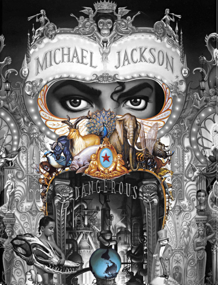 Michael Jackson Dangerous Cover Symbol Star Stern und Pfau