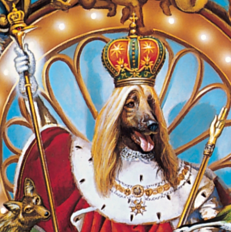 Michael Jackson King of Pop und sein Dangerous Album Cover von 1991: der Hundekönig.