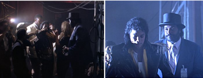 Michael Jackson und das Making of in Moonwalker